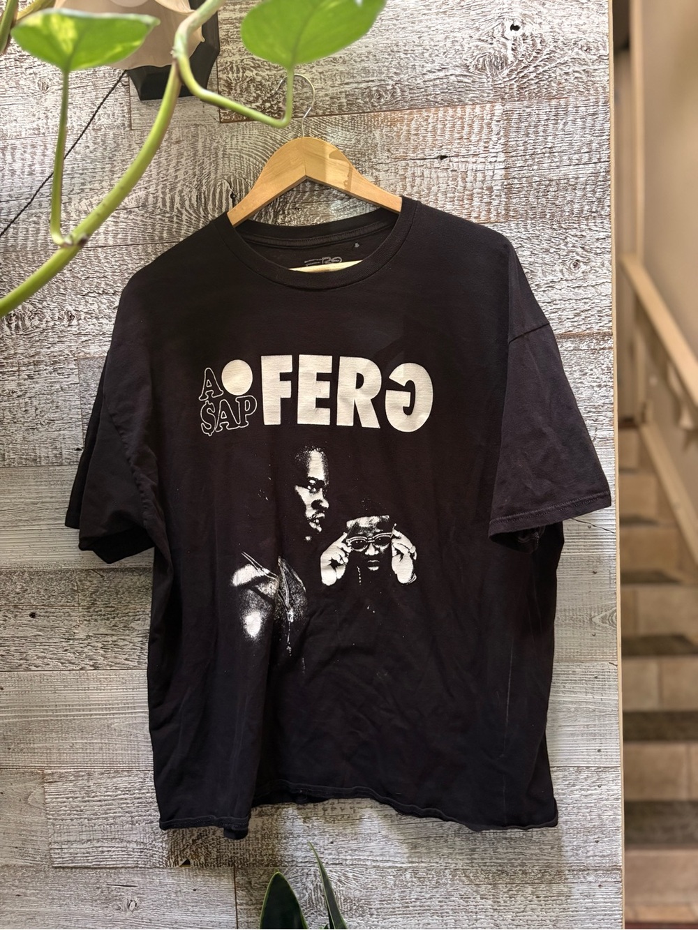 The Thread Shop | *FLAW Official "A$AP Ferg" Hip-Hop Graphic Tee - Men XL, Black